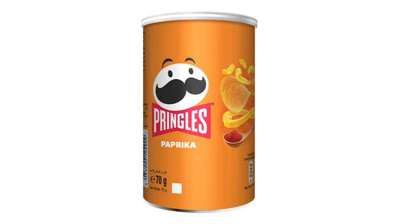 12 PRINGLES PAPRIKA Flavor Potato Chips Tubes European Snacks 70g 2.5oz gallery
