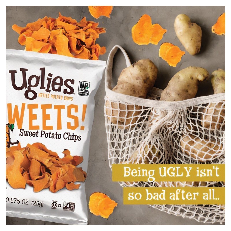 UGLIES Kettle Chips Variety Pack 1.5 Ounce Pack of 24 Gluten Free Snacks