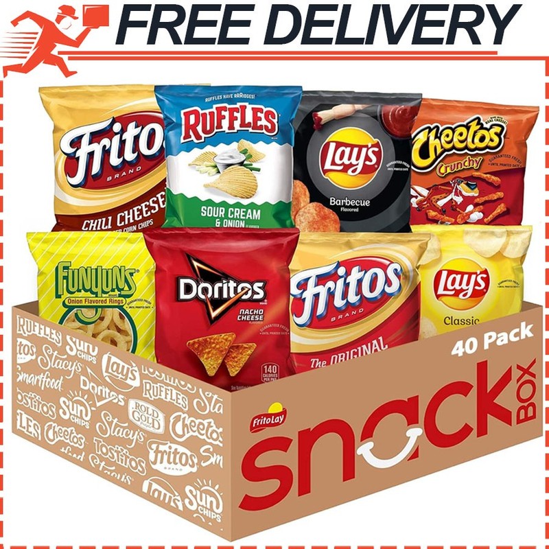 FritoLay Variety Packs, Party Mix, Single Serve Bags, 2.41 Pounds 40 Pack