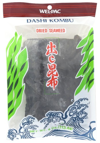 Wel Pac Seaweed Dashi Kombu 4 Oz (Pack of 24)