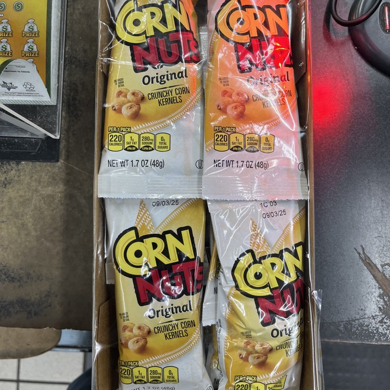 CORN NUTS Original Crunchy Corn Kernels Snack, 18 Count(Pack of 1)