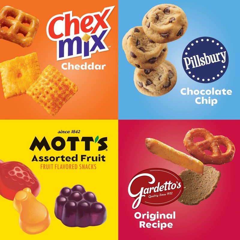 Chex Mix, Mott's, Gardetto's, Pillsbury Cookies, Snack 26.5 Ounce (Pack of 1) gallery
