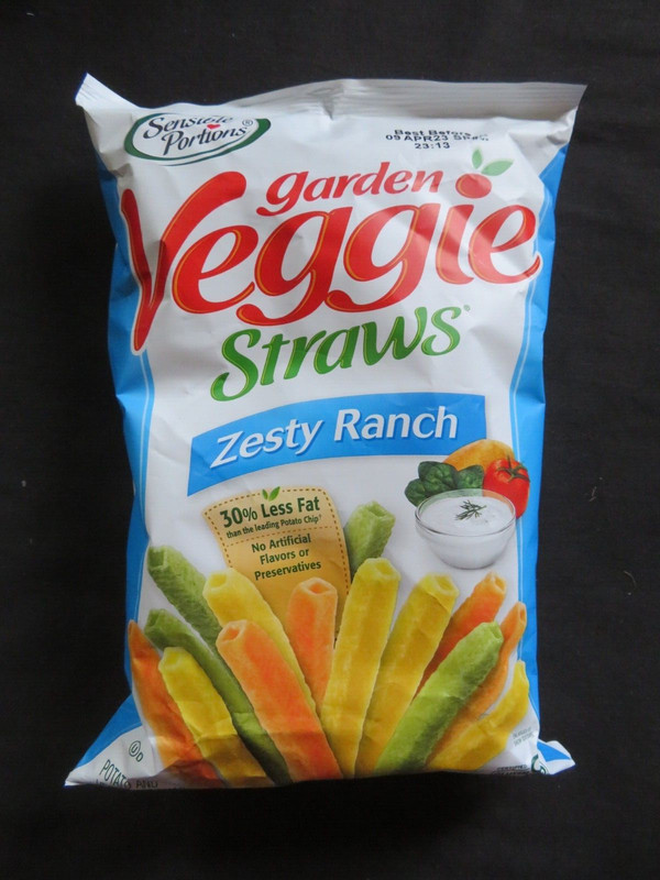 (4) Bags Of Sensible Portions Garden Veggie Straws Zesty Ranch 4.25 Oz Each ! gallery
