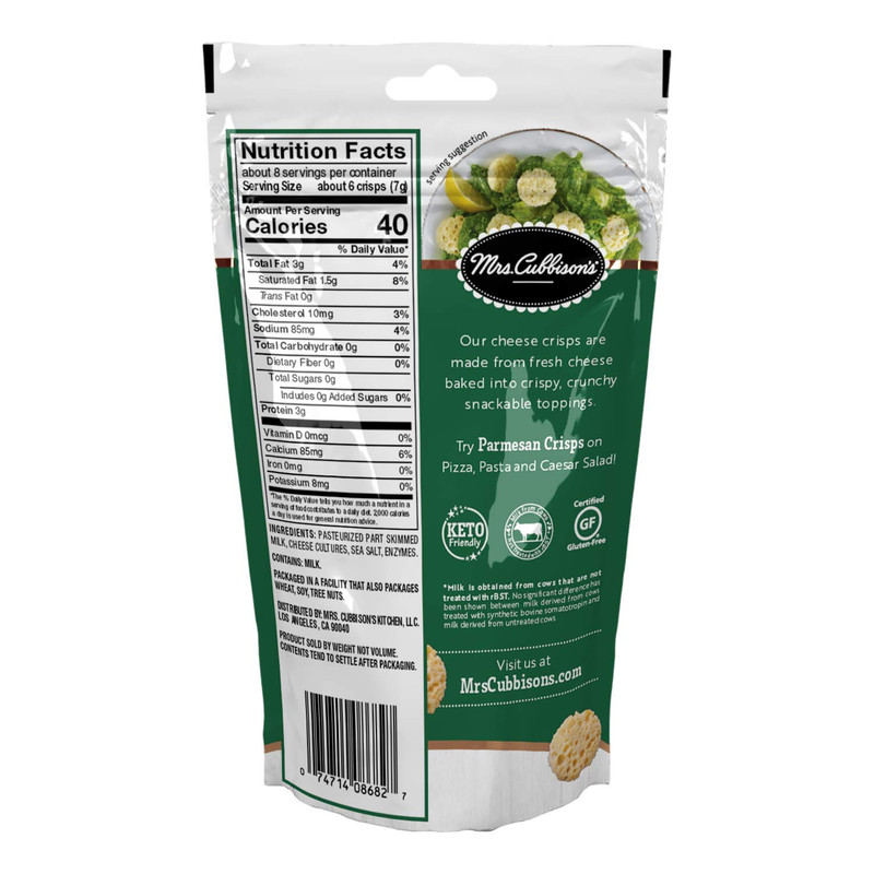 Cheese Crisps 100% Real Cheese Keto Friendly Parmesan Flavor 1.98 Ounce Pack gallery