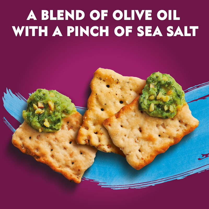 (2 pack) Toasteds Flatbreads Sea Salt and Olive Oil Crackers,8.7 oz gallery