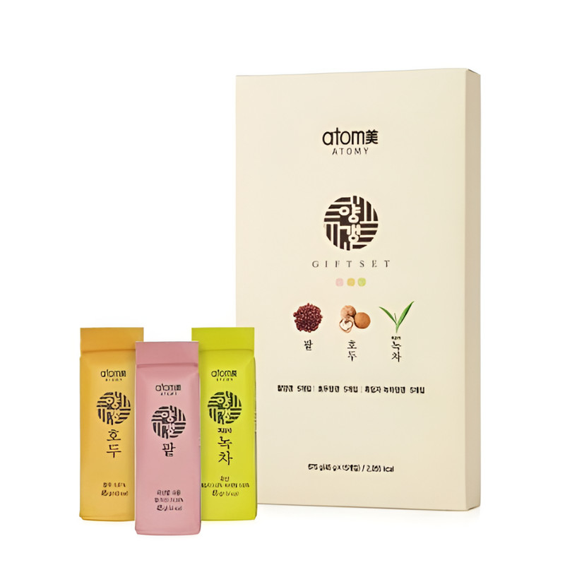 ATOMY Red Bean Sweet Jelly Gift Set 25g x 15EA Traditional Korean Dessert