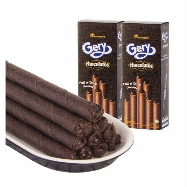GERY DARK CHOCOLATOS WAFER ROLL [16g x 10sticks]