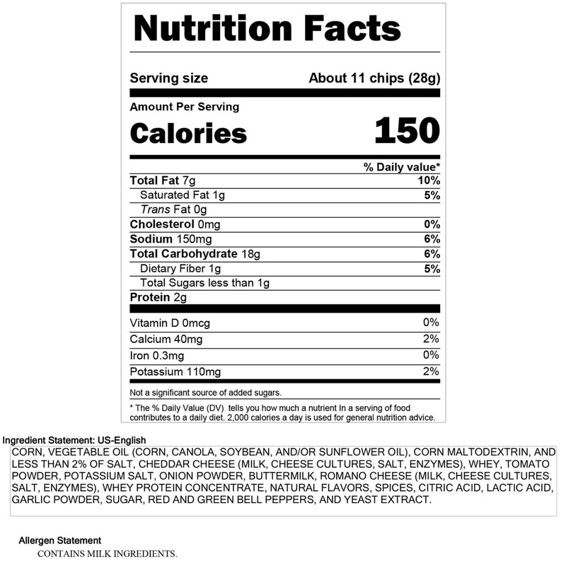 Doritos Simply NKD Naked No Dyes Artificial NACHO CHEESE Tortilla Chips 9.25oz gallery