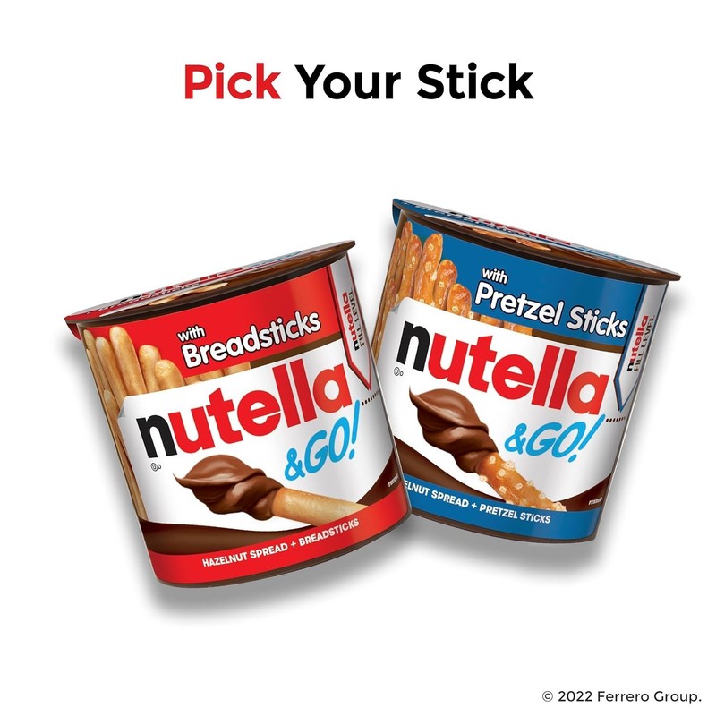 Portable Hazelnut Cocoa Spread Snack Cups with Pretzels - 12 Count for Sweetness gallery