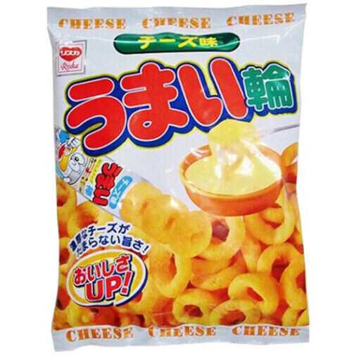 Umaiwa Cheese flavor corn snack 75g japanese snack from Japan Riska Foods JPN