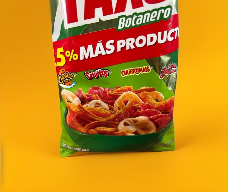 6- Pack Mexican Chips Pake Taxo Botanero Verde (81g) Bags Mixed Chips gallery