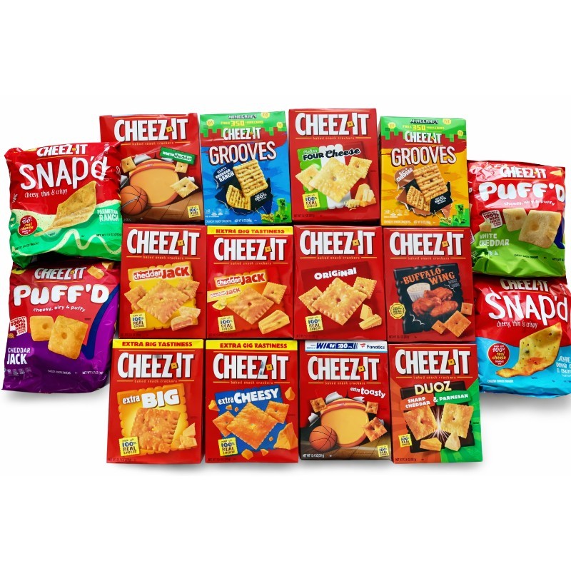 3x Cheez-It Crunch Zesty Jalapeno Cheddar Spicy Snack Chips Cheese Pack 2.25oz gallery