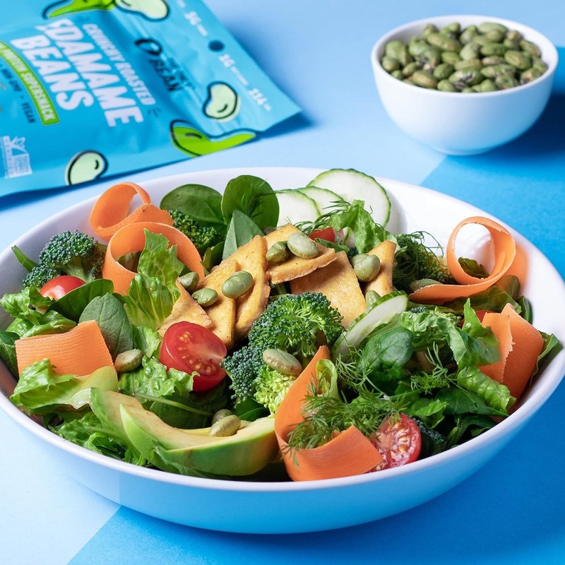 Crunchy Dry Roasted Edamame Snacks – High Protein Keto Treat 10-Pack gallery