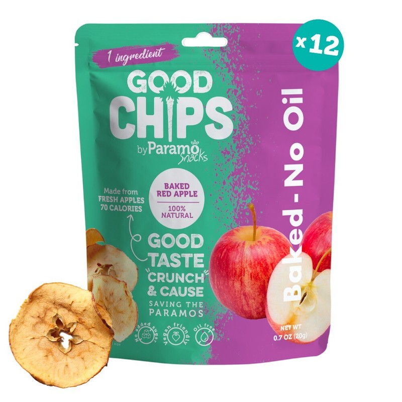Baked Apple Chips x 12 bags of 0.7 oz
