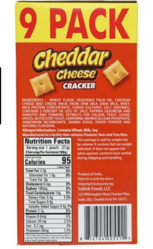 Cheddar Cheese Crackers, 4 Boxes Lunch , Snack gallery