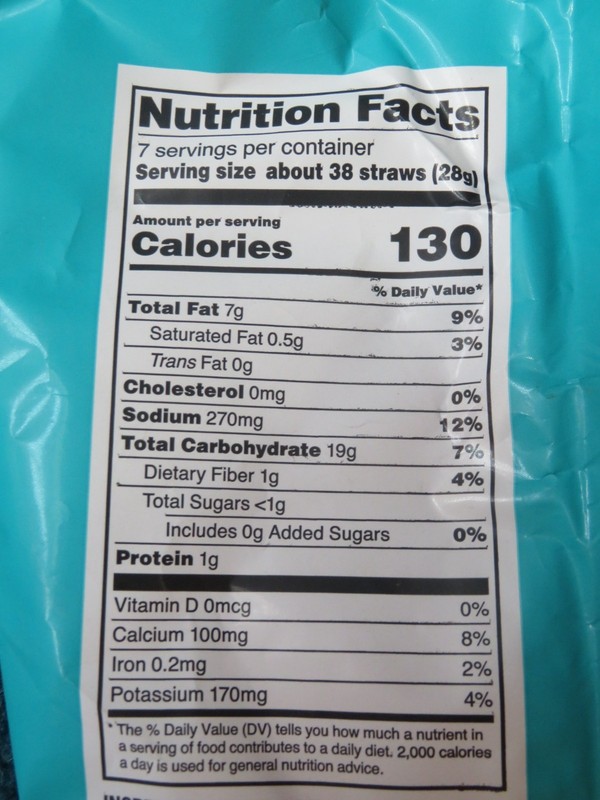 (2) Bags Well Market Veggie Straws Sea Salt Flavor 7 Oz Each Gluten Free NON-GMO gallery