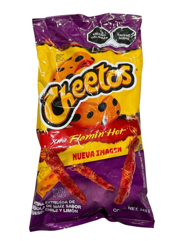 2 Bags 1 Crujiente Bag 1 Mexican Flamin Hot 145 G Per Bag 2 Bolsas Papas Mexica gallery
