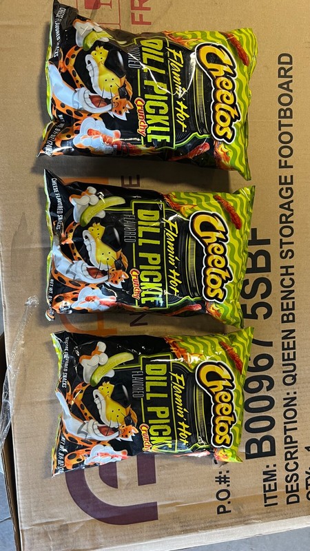 Dill Pickle Hot Cheetos New Flavor (3 Bags) 8 1/2 Oz