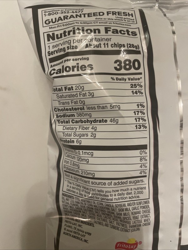 🔥 Bag New Limited Edition Doritos ULTIMATE GARLIC PARM 74.4 grams 2 5/8 oz. gallery