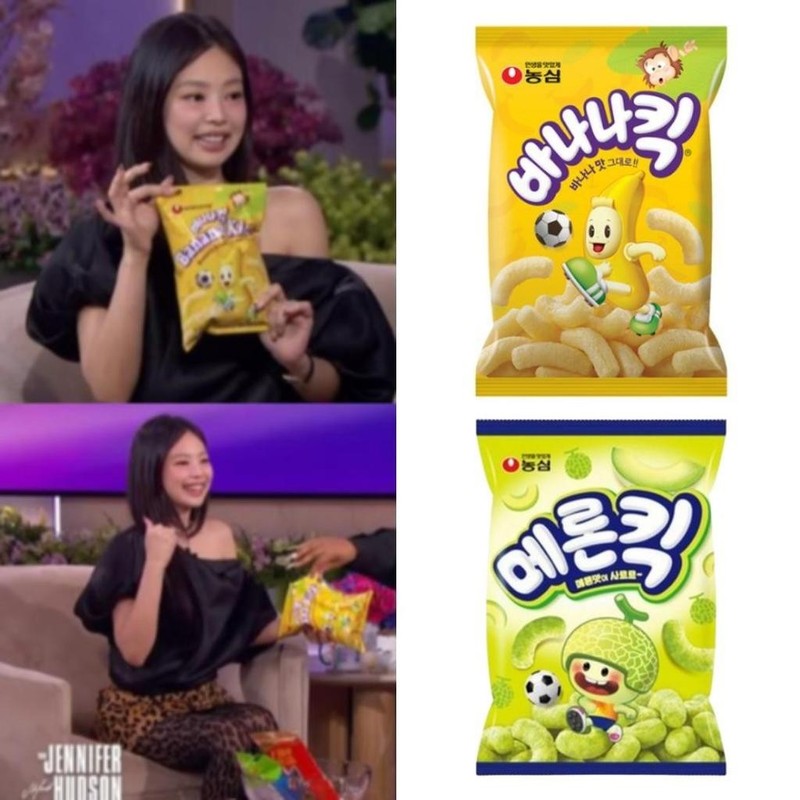 Nongshim Banana Kick / Melon Kick 45g Korean Sweet Corn Puffs [Pick your flavor] gallery
