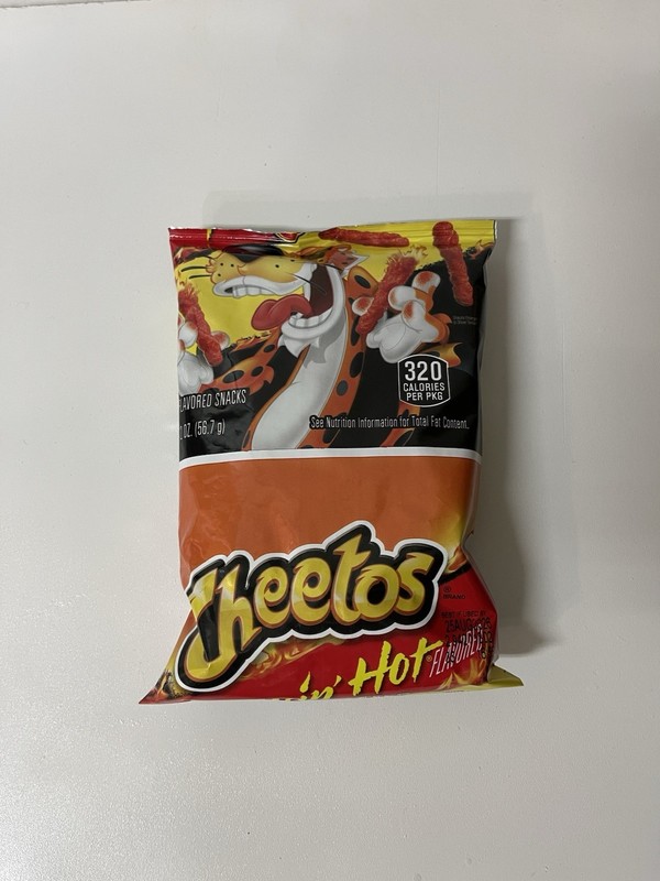 Hot Cheetos Flamin’ Hot Error Miscut Misprint Single Bag 2 oz