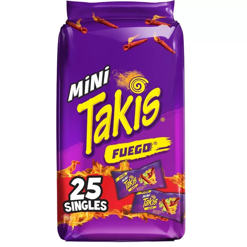Takis Rolled Mini Fuego Tortilla Chips – 30.75oz/25count – FREE SHIPPING!
