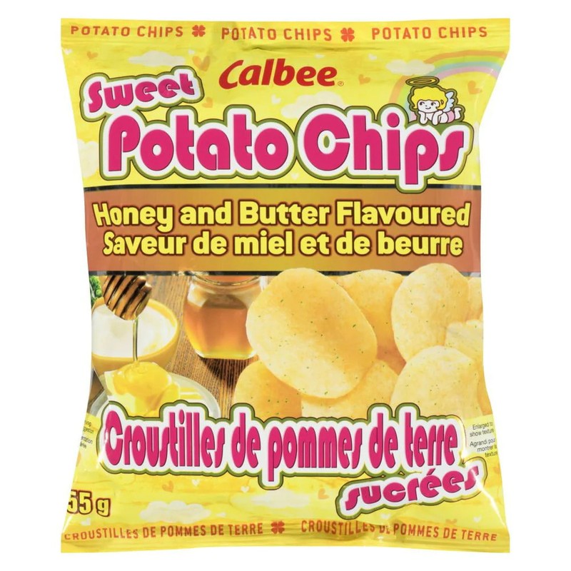 Calbee Honey and Butter Flavored Sweet Potato Chips 55g/2 oz gallery