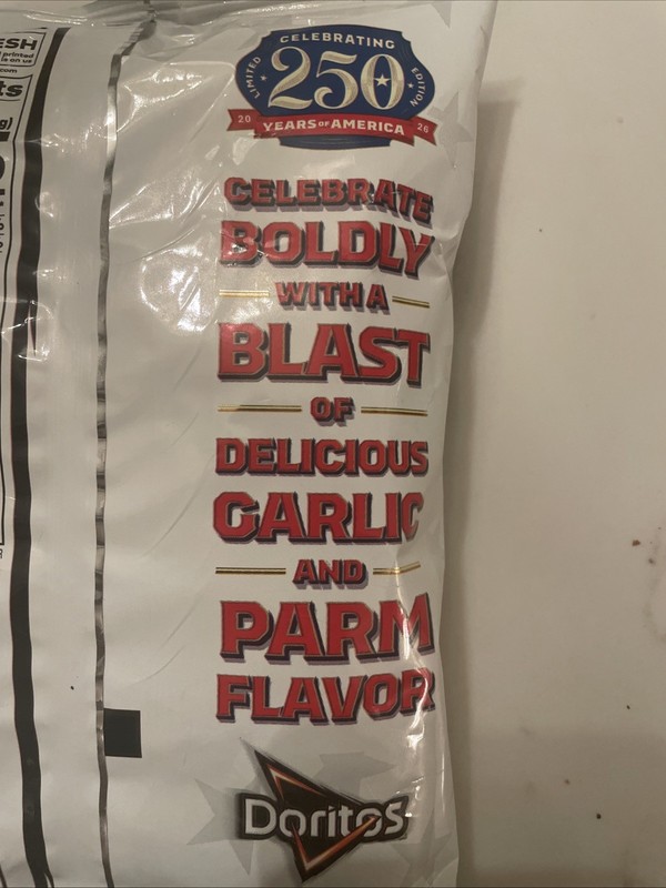 🔥 Bag New Limited Edition Doritos ULTIMATE GARLIC PARM 74.4 grams 2 5/8 oz. gallery