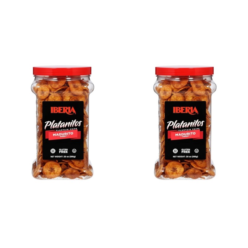 Maduritos Plantain Chips, Sweet & Crunchy