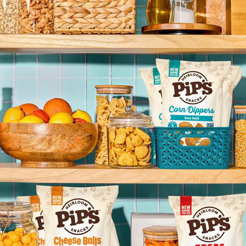 Pip’s Heirloom Sea Salt Corn Dippers 9.25 oz bags (6 pk) – Better For You Sna... gallery
