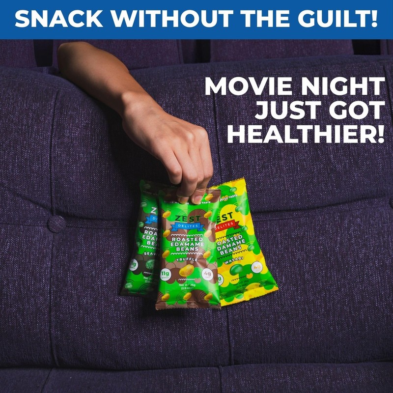 Edamame Snack by , 26g x 48 Packs, Healthy High Protein Snacks Bulk, Keto, Lo... gallery