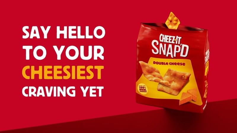 Crunchy Cheese Cracker Chips, Thin Crisps, Double Cheese Snack, 9oz Box (12 Pouc gallery