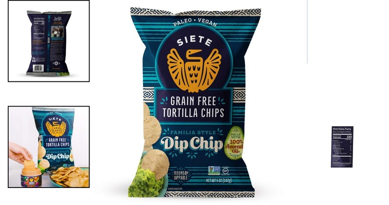 5oz Non-GMO Grain-Free Tortilla Chips – Gluten-Free Sea Salt Snack Option gallery