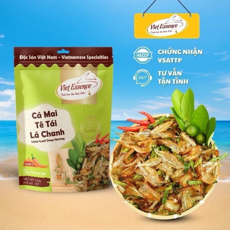 CÁ MAI TÊ TÁI LÁ CHANH VIET ESSENCE – HƯƠNG VỊ NGỌT LÀNH CỦA BIỂN CẢ 130g