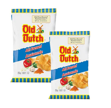 Old Dutch, All Dressed, Potato Chips, Gluten Free (255g/9 oz.) (2 Pack)