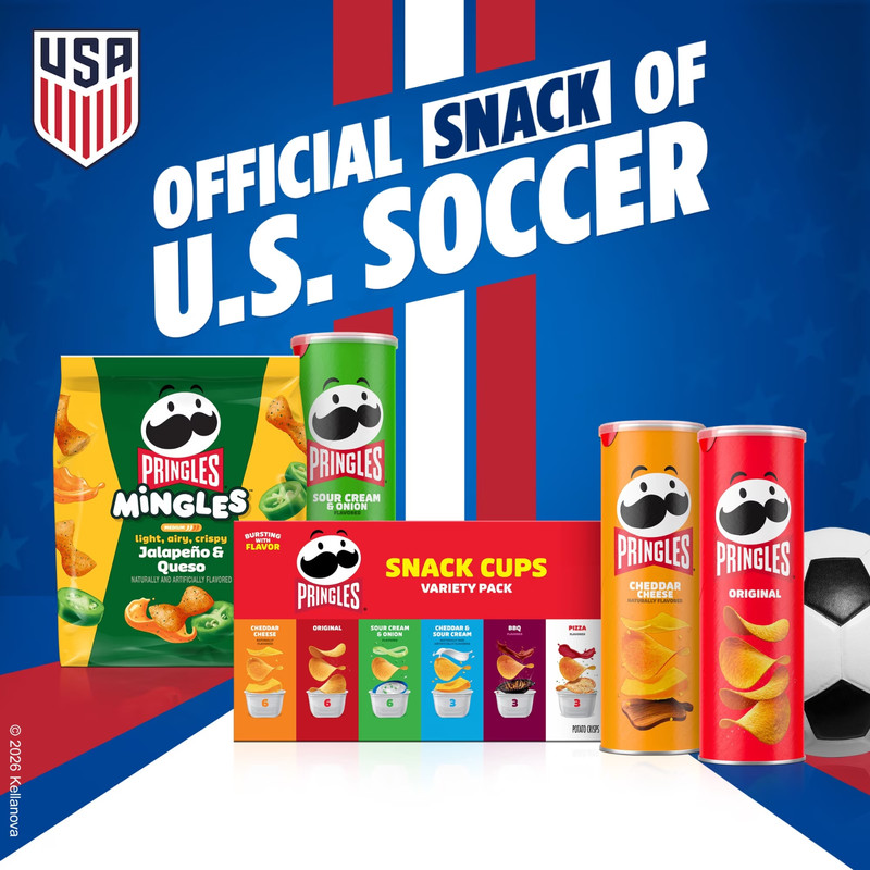 Pringles Snack Cups Original Potato Crisps Chips, Lunch Snacks, 12 Count... gallery