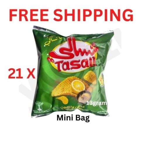 21 X Tasali Chips Cumin And Lemon 12 g تسالي كمون وليمون