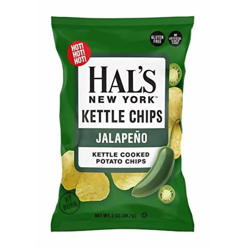 Hal’s New York Jalapeño Kettle Chips 24 Pack 2 oz Bags gallery