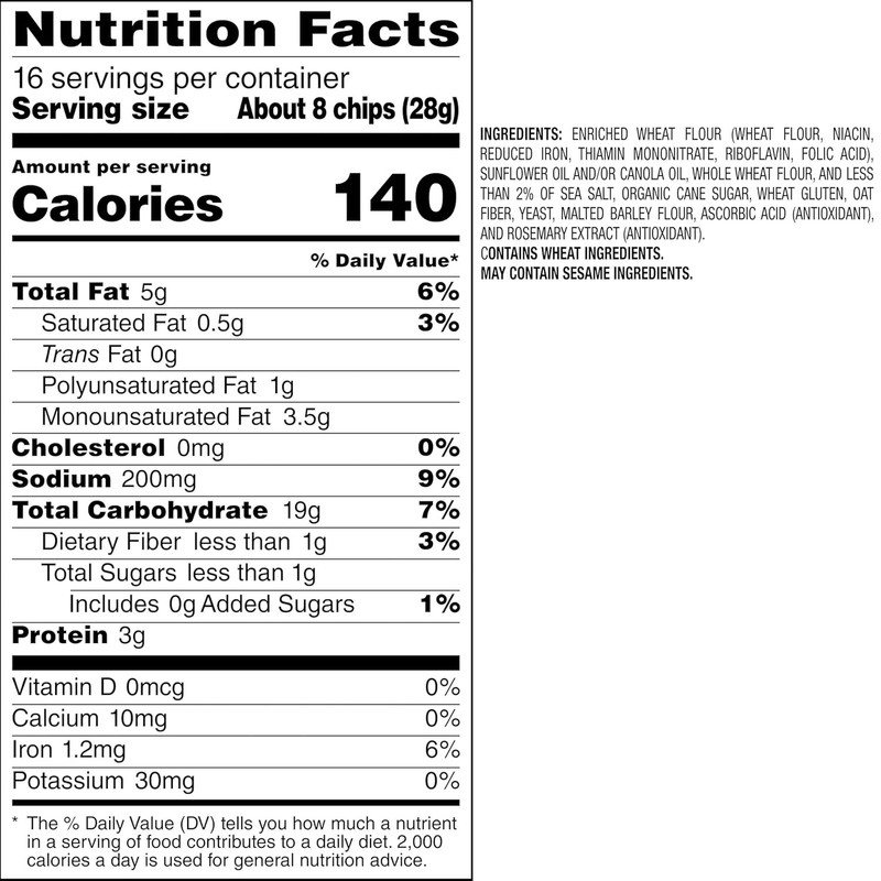 Pita Chips, Simply Naked, 16 Oz Bag gallery