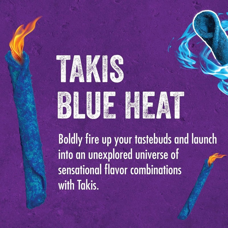 Takis - Crunchy Rolled Tortilla Chips ? Blue Heat, 9.9 Oz gallery