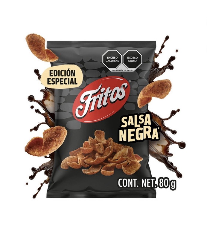 5X FRITOS SALSA NEGRA – SABRITAS MEXICANAS Limited Edition (80g c/u)