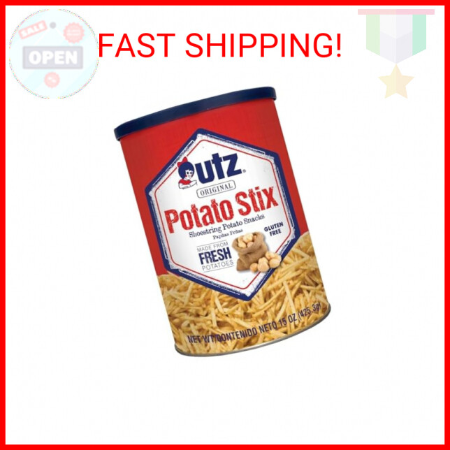 Utz Potato Stix, Original – 15 Oz. Canister – Shoestring Potato Sticks Made from