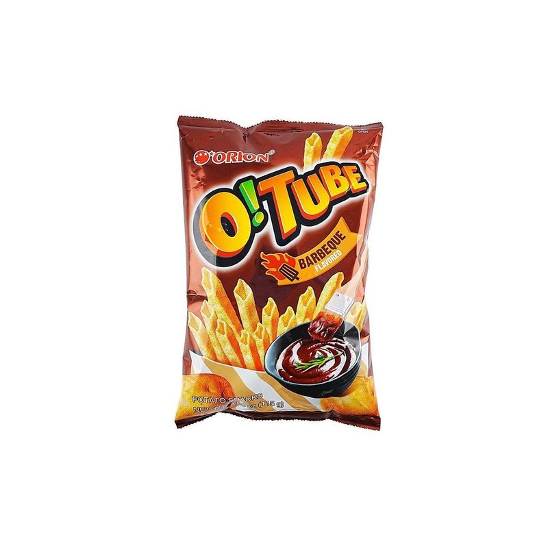 ORION O! Tube Potato Snack BBQ 115g(4.06oz) ×3 Packs
