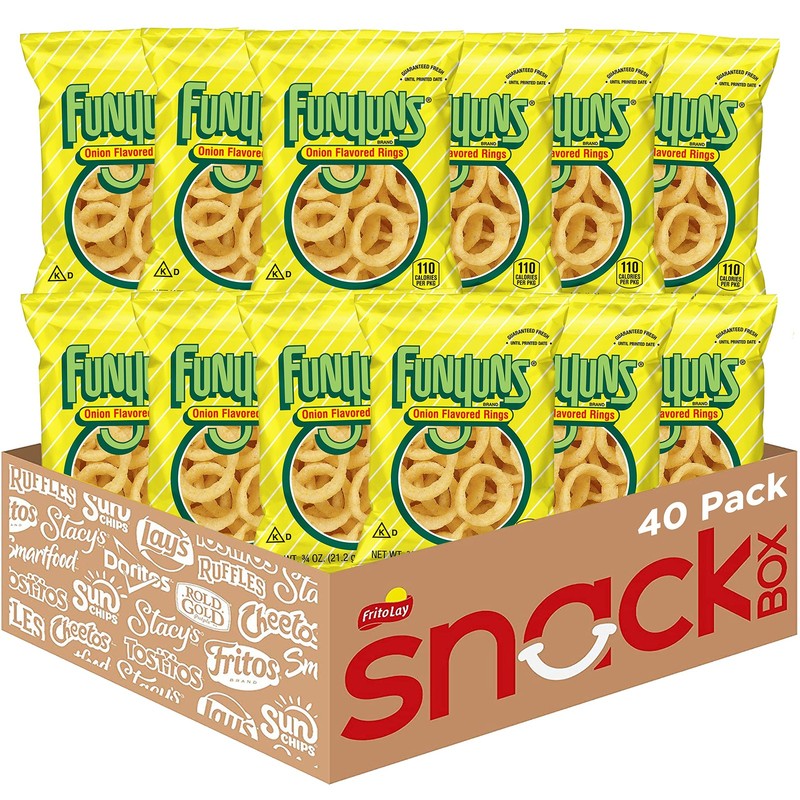 Funyuns Onion Flavored Rings, Original, 0.75 Ounce (Pack 30 of 1)