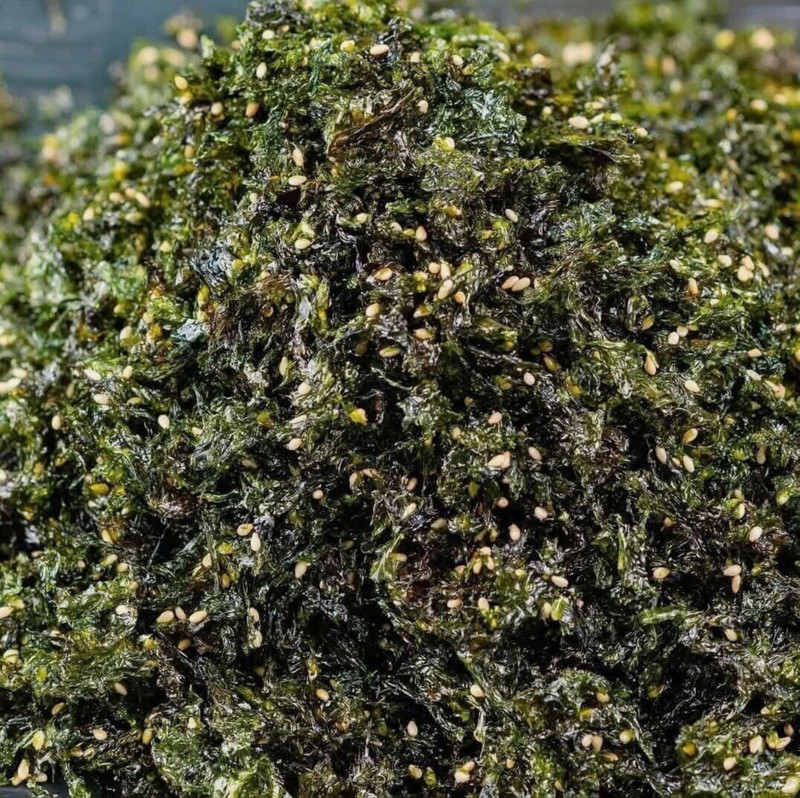 Korean Sung Gyung Dried Seaweed Snack Rong Bien Canxi Han Quoc 500g gallery