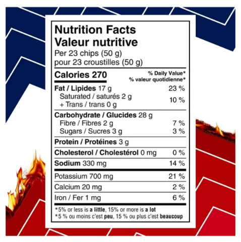 Ruffles Flamin' Hot Bar-B-Q Flavored Potato Chips, 190g gallery