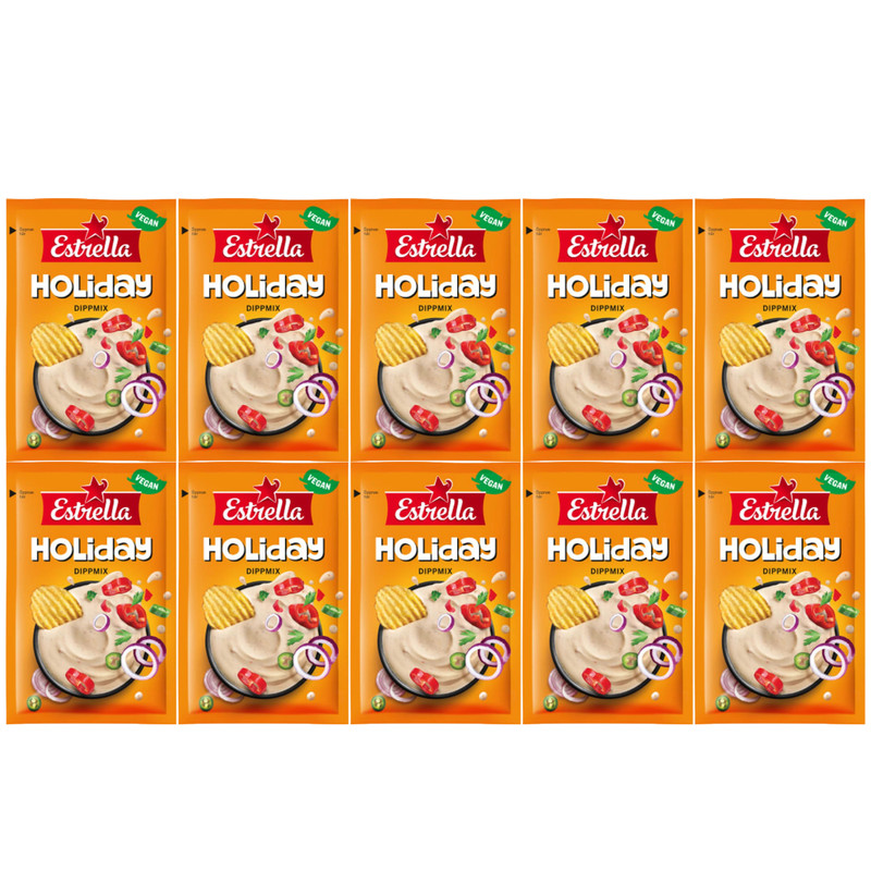 10 x Estrella Holiday Dip Mix 26g – Mild Paprika Onion