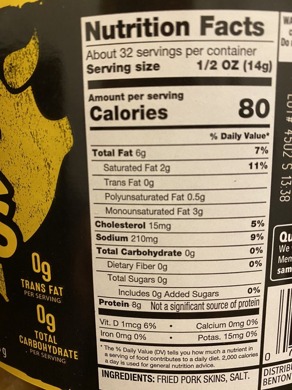 Member's Mark Original Fried Pork Rinds (16 oz.)~** 2 Packs ** gallery