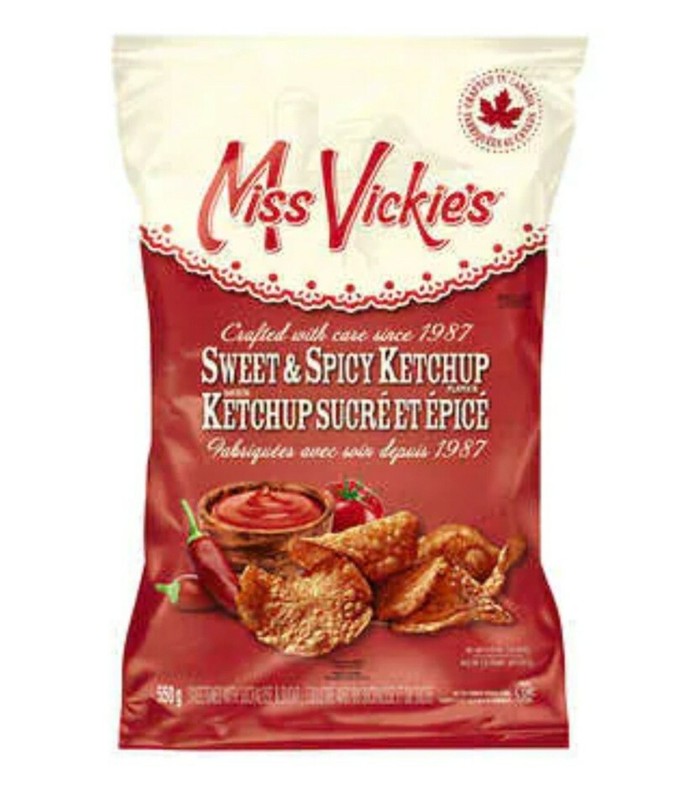 6 bags of MISS VICKIE’S Sweet & Spicy Ketchup chips 190g each Free Shipping