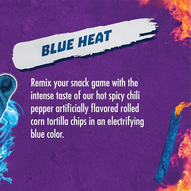 Takis - Crunchy Rolled Tortilla Chips ? Blue Heat, 9.9 Oz gallery
